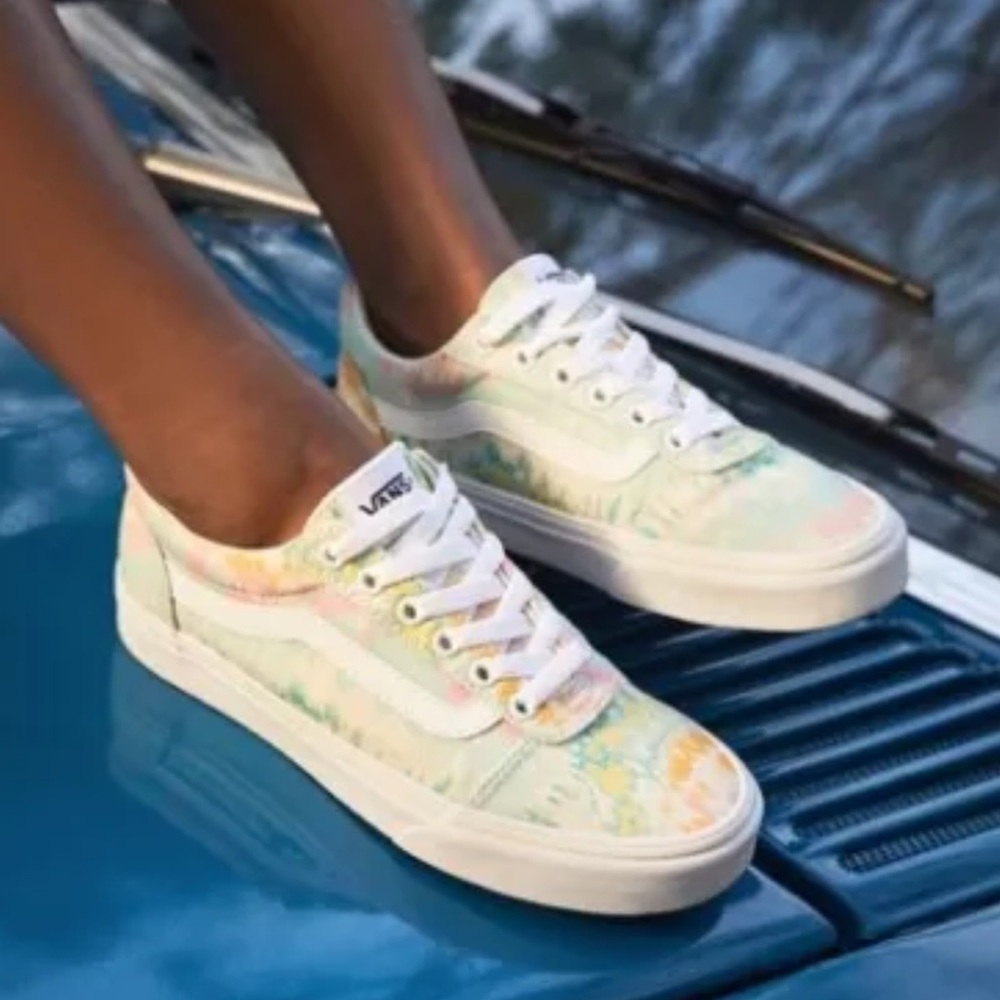 **RESERVED** Vans Ward Low Top Tie Dye Sneakers - Picture 3 of 13
